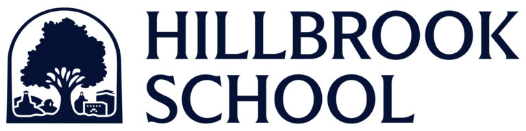 HILLBROOK FINAL LOGO HILLBROOK LOGO HORIZONTAL NAVYd 768x192